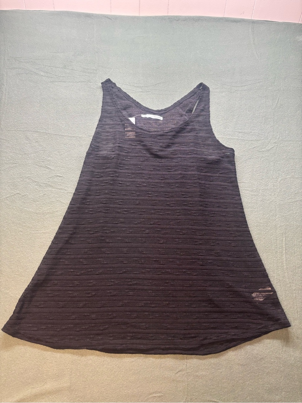Maurices Black Textured Sleeveless Tank